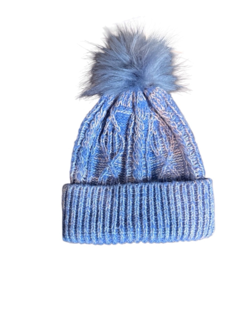 Girls Dick's Sporting Goods Beanie Hat, OSFM, Blue - Picture 2 of 4